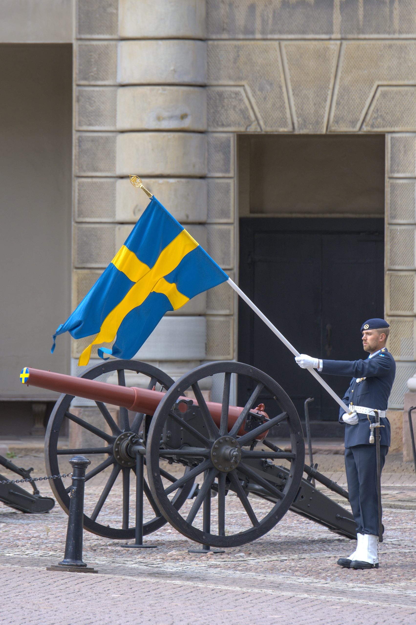 En bild på försvarsmakten